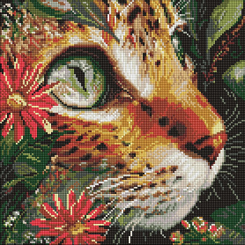 Алмазна мозаїка "Бездонні очі" ©art_selena_ua AMO8325, 40х40 см