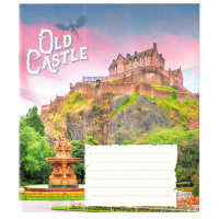Зошит загальний "Старі замки" 048-600179L-5 у лінію, 48 аркушів (959060)