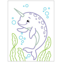 Дитячі кольорові розмальовки "Пінгвіненя" 18701, 2-3 роки