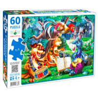 Дитячий пазл "Брати Грімм Бременські музиканти" Енергія Плюс 83880 на 60 елементів