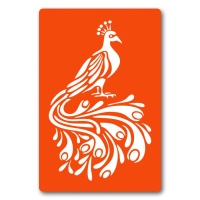 Трафарет для біо-тату Павич dx037-24*34см, розмір 24х34 см