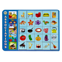 Дерев'яний пазл-вкладиш "Асоціації - 1" Ubumblebees (ПСД098) PSD098, 25 плашок 