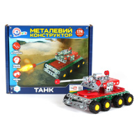 Металевий конструктор Танк ТехноК 4951TXK, 174 деталі