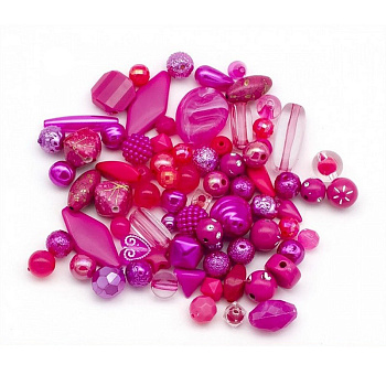 Декоративні намистинки для творчості Бомбей Dom Busin УТ100014226 в упаковці 56 шт