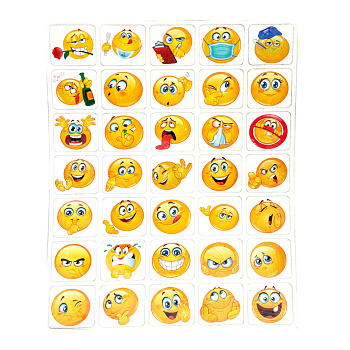 Набір "Емоджі" на магнітах 1366ATS на планшеті 35 елементів 