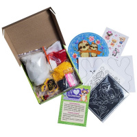 Великий набір для творчості "Я люблю тваринок" 10100650, 8 виробів своїми руками