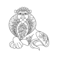 Велика книга розмальовок "Розфарбовуємо разом" 1736035, 64 сторінки