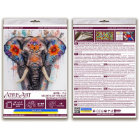 Набір-міді для вишивання бісером "Таємниці сходу" AMB-116 на натуральному полотні