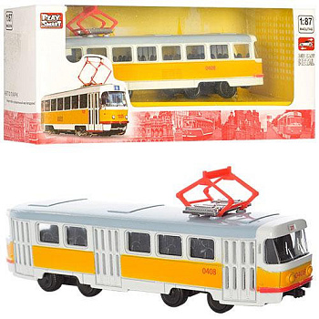 Іграшкова модель Трамвай PLAY SMART 6411 інерційний