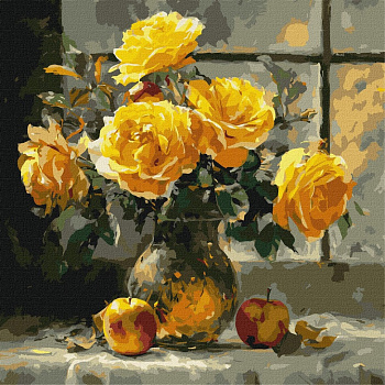 Картина за номерами "Пелюсткова ніжність" ©art_selena_ua KHO3347, 40х40 см