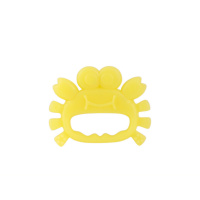 Прорізувач силіконовий "Морські мешканці" 4008_жовтий_крабик