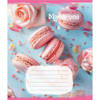 Зошит загальний "Макаруни" 048-590197K-2 в клітинку, 48 аркушів