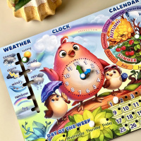 Розвиваюча гра Календар - 2 "Пташка" (ПСД260) PSD260 ENG