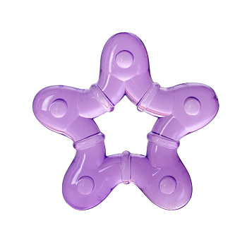 Прорізувач силіконовий 4005_фіолетова зірочка