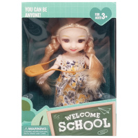 Дитяча лялька "Welcome School" YL605-7/9/10 з сумочкою