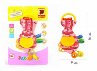 Забавка-прорізувач "Вушка рожеві" МС 030601-04