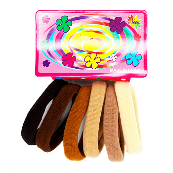 Резинка для волосся дитяча 0307-1151-2, 6 штук