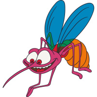 Розпис по полотну "Комарик" Art Craft 15048-AC 25х30 см                                                             