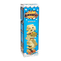 Розважальна гра "Дженга" 30770, 54 бруски, дерев'яна, українською мовою