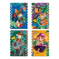 Магнітні палички для рахування "Джунглі" 200654, 40 магнітних елементів