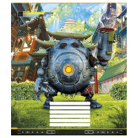 Зошит учнівський "Techno city" 012-2495L-1 в лінію, 12 аркушів 