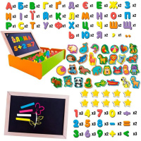 Гра настільна "Магнітний розвиваючий набір з дошкою" VT5411-17