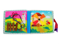 Текстильна розвиваюча книга для малят Bambini "Кошеня" 403648