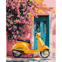 Картина за номерами "Прогулянка в стилі ретро" BS54315, 40х50 см