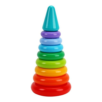Дитяча іграшка "Пірамідка" 1904TXK видувна, 9 елементів, 31 см