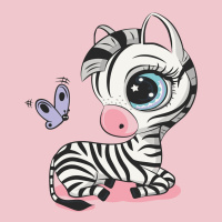 Картина за номерами "Зебра" Art Craft 15085-AC 30х30 см                                                                 