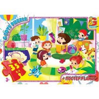 Дитячий пазл "Дитячий садочок" GF09 постер 35 елементів