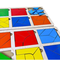 Розвиваючі дитячі Квадрати Нікітіна Ubumblebees (ПСД207) PSD207, 3 рівень