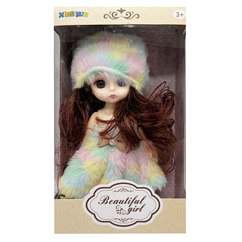 Дитяча іграшкова лялька 1361-8 шарнірна, розмір 15 см