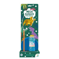 Мильні бульбашки "Mega Bubbles Динозаври" 500122 з тарілкою 450 мл
