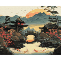 Картина за номерами "Чудовий Схід" ©art_selena_ua Ідейка KHO2890 40х50 см