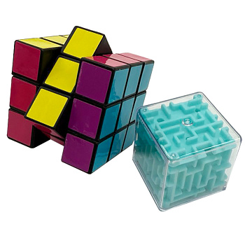 Набір головоломок 2 в 1 "Лабіринт-Кубик" IGR119, розмір 4х4 