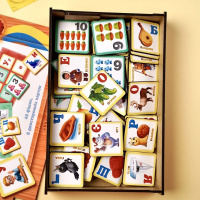 Настільна гра Лото "Абетка і цифри" (ПСД250) PSD250, 48 фішок