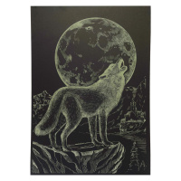 Гравюра А4 "Вовк" ГрА4-9з економ варіант в пакеті 29,7х21 см