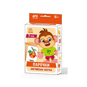 Настільна гра Парочки: Англійський алфавіт 1392002, 7 ігор