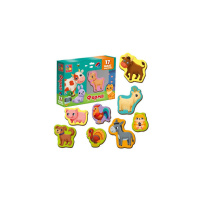 Набір магнітів MAXI "Ферма" Vladi Toys VT3106-24, 17 шт