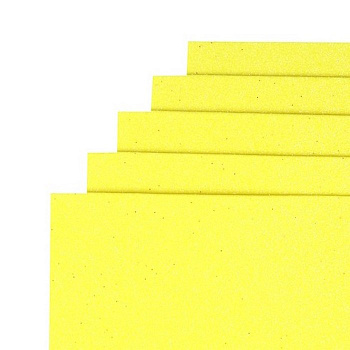Фоаміран для творчості А4 17FA4-001 жовтий 1,7х0,1 мм 