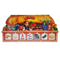 Дерев'яна гра-головоломка "Ребус" (ПСД209) PSD209 з літерами