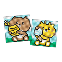 Алмазная мозаїка "Смаколики" AMS1052 на самоклеючій основі 9x9 см               