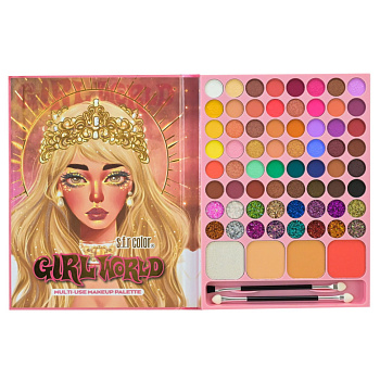 Дитячий набір косметики Країна Іграшок CN-0133, 64 кольори, тіні для повік, рум'яна