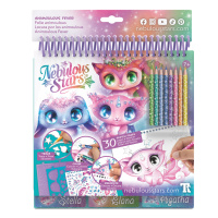 Набір для творчості Скетчбук: Зіркові друзі Nebulous Stars 11141 з олівцями