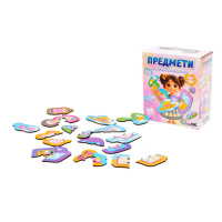 Дерев'яний магнітний пазл "Предмети" Puz-22931, 24 елемента