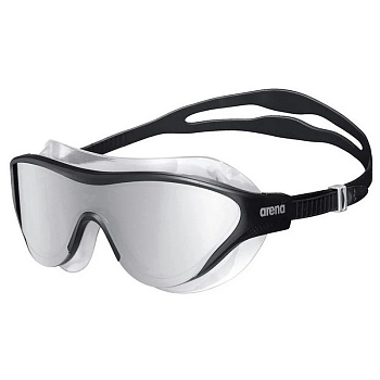 Окуляри для плавання "THE ONE MASK MIRROR" Arena 004308-101 чорний, сріблястий, OSFM