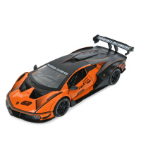 Дитяча інерційна машинка AP-2036(Orange) двері відчиняються, світло та звук, 1:24, 23 см