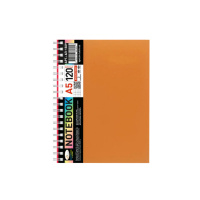 Блокнот А5 АП-1509(Orange) 120 аркушів, пружина збоку
