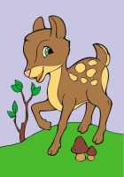 Дитяча розмальовка "Подивися і розфарбуй: Звірятка" 628008